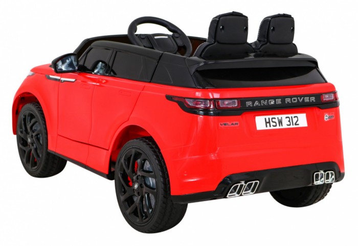 Range Rover Velar na akumulator Czerwony SUV + Pilot-5 7120 
