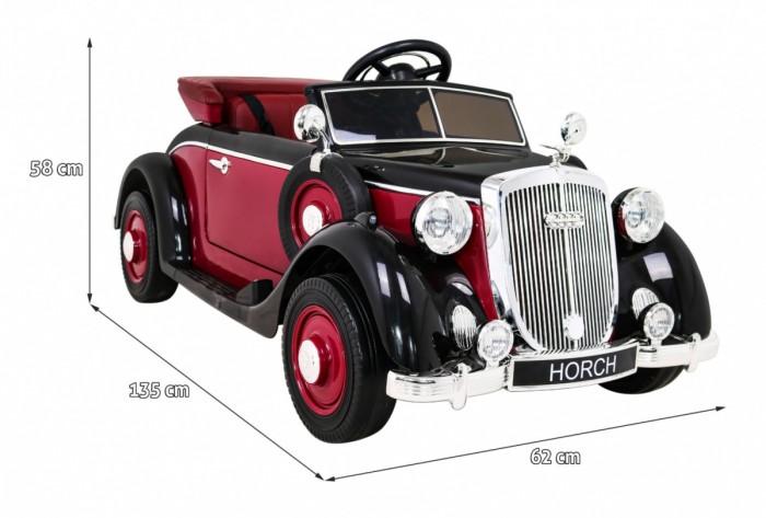 Pojazd Retro Audi Horch 930V Czerwony-2 7127 