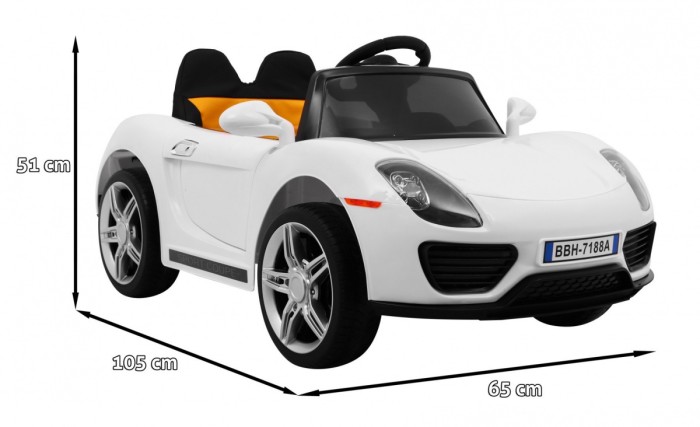 Pojazd Roadster Biały-2 7131 