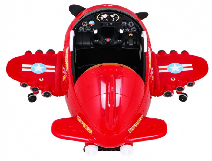 Samolot F99 Sky Limit na akumulator dla dzieci Czerwony + Ruchome śmigło + Pilot + Kółka pomocnicze + Audio LED + EVA-9 7134 