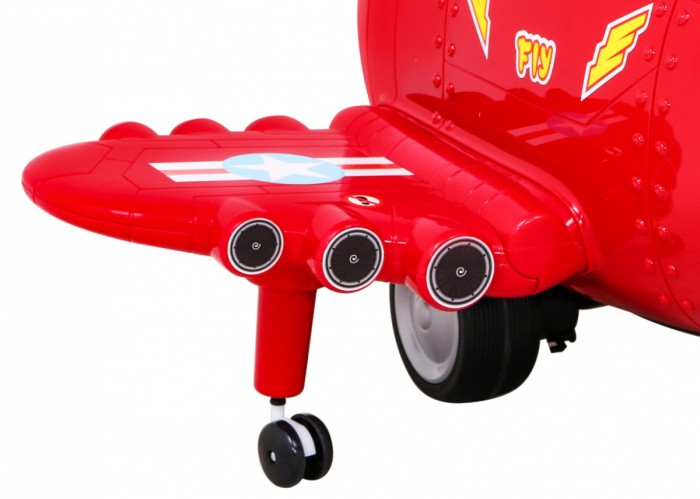 Samolot F99 Sky Limit na akumulator dla dzieci Czerwony + Ruchome śmigło + Pilot + Kółka pomocnicze + Audio LED + EVA-14 7134 