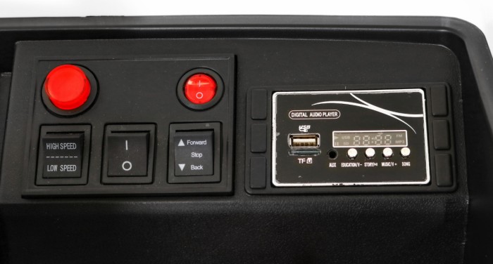 Wóz Straż Pożarna na akumulator dla dzieci + Armatka wodna + Megafon + Kogut strażacki + Pilot-11 7144 