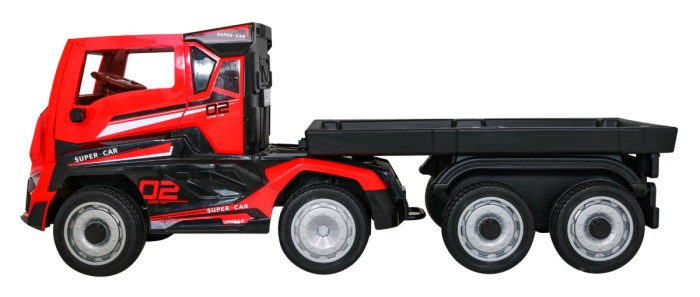 Ciężarówka Super Truck z Naczepą dla dzieci + Pilot + Wolny Start + Koła EVA + Audio Światła-4 7145 