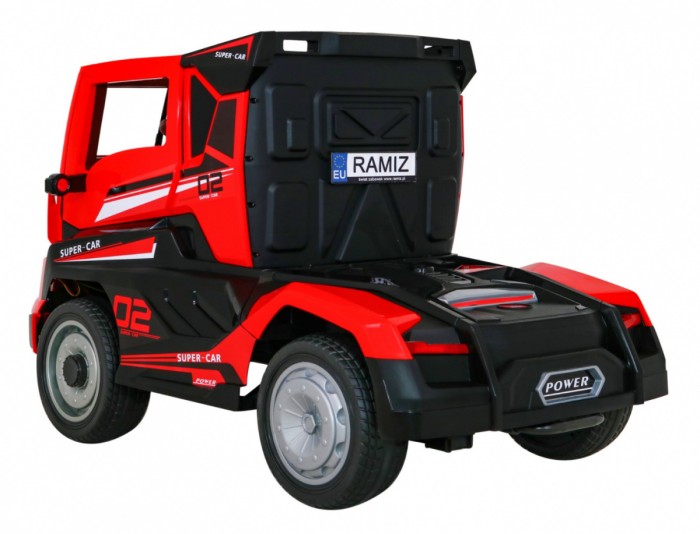 Ciężarówka Super Truck z Naczepą dla dzieci + Pilot + Wolny Start + Koła EVA + Audio Światła-10 7145 