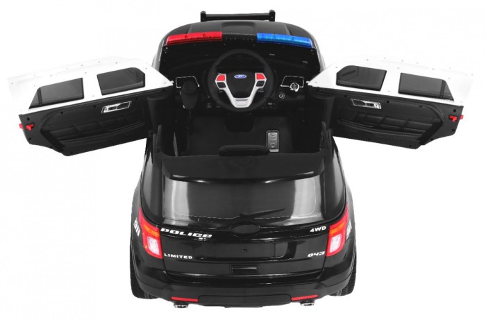 Auto SUV Police na akumulator dla dzieci + Syreny + Światła + Megafon + Pilot-4 7150 