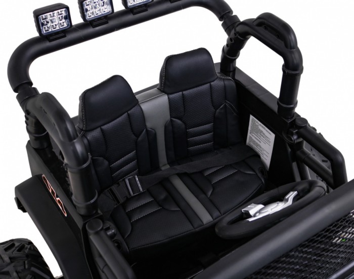 Autko terenowe Brothers na akumulator Czarny + Pilot + Wolny Start + EVA + LED MP3-11 7154 