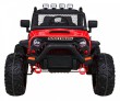 Autko terenowe Brothers na akumulator Czerwony + Pilot + Wolny Start + EVA + LED MP3-3 7155 