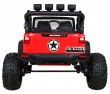 Autko terenowe Brothers na akumulator Czerwony + Pilot + Wolny Start + EVA + LED MP3-6 7155 