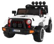 Auto Terenowe Full Time 4WD dla dzieci Biały + Napęd 4x4 + Pilot + Audio LED + Schowek-1 7156 