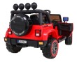 Auto Terenowe Full Time 4WD dla dzieci Czerwony + Napęd 4x4 + Pilot + Audio LED + Schowek-11 7157 