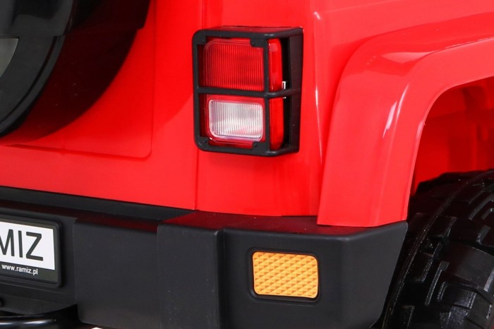 Auto Terenowe Full Time 4WD dla dzieci Czerwony + Napęd 4x4 + Pilot + Audio LED + Schowek-12 7157 