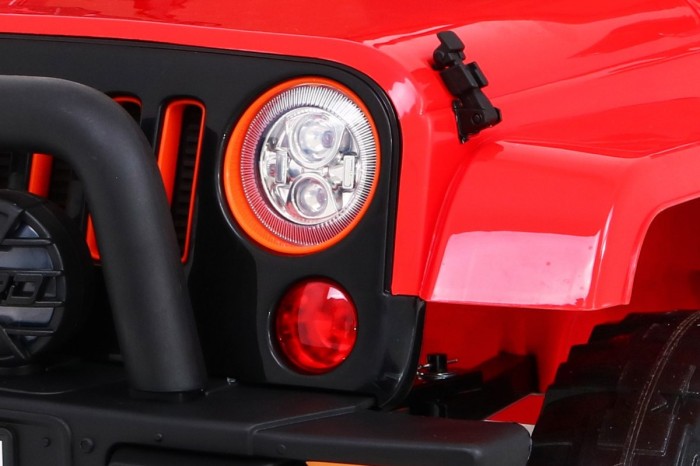 Auto Terenowe Full Time 4WD dla dzieci Czerwony + Napęd 4x4 + Pilot + Audio LED + Schowek-14 7157 