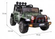 Auto Terenowe Full Time 4WD dla dzieci Lakier Moro + Napęd 4x4 + Pilot + Audio LED + Schowek-2 7158 