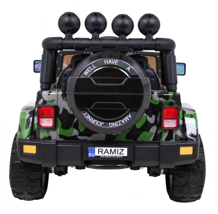 Auto Terenowe Full Time 4WD dla dzieci Lakier Moro + Napęd 4x4 + Pilot + Audio LED + Schowek-7 7158 