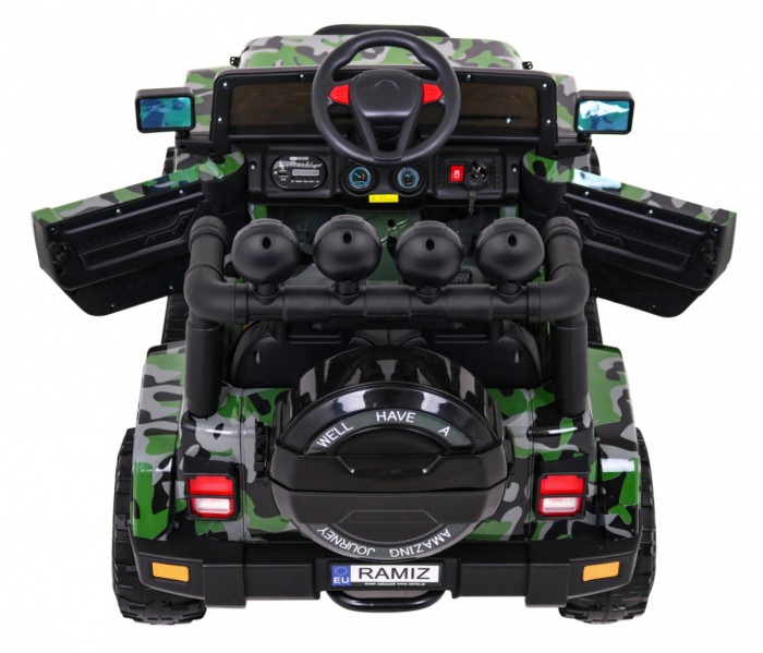 Auto Terenowe Full Time 4WD dla dzieci Lakier Moro + Napęd 4x4 + Pilot + Audio LED + Schowek-8 7158 