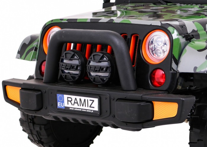 Auto Terenowe Full Time 4WD dla dzieci Lakier Moro + Napęd 4x4 + Pilot + Audio LED + Schowek-13 7158 