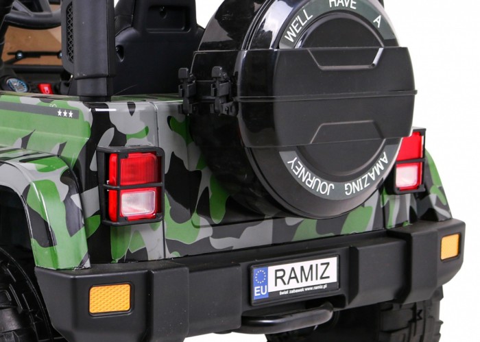 Auto Terenowe Full Time 4WD dla dzieci Lakier Moro + Napęd 4x4 + Pilot + Audio LED + Schowek-14 7158 
