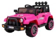 Auto Terenowe Full Time 4WD dla dzieci Różowy + Napęd 4x4 + Pilot + Audio LED + Schowek-1 7159 