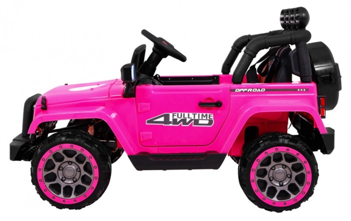 Auto Terenowe Full Time 4WD dla dzieci Różowy + Napęd 4x4 + Pilot + Audio LED + Schowek-4 7159 