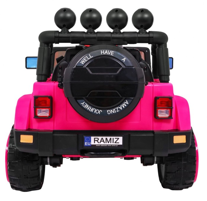 Auto Terenowe Full Time 4WD dla dzieci Różowy + Napęd 4x4 + Pilot + Audio LED + Schowek-6 7159 