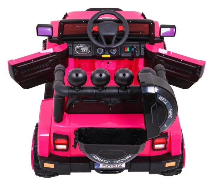 Auto Terenowe Full Time 4WD dla dzieci Różowy + Napęd 4x4 + Pilot + Audio LED + Schowek-7 7159 