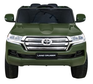 Toyota Land Cruiser na akumulator, Zielony SUV + Pilot + Schowek