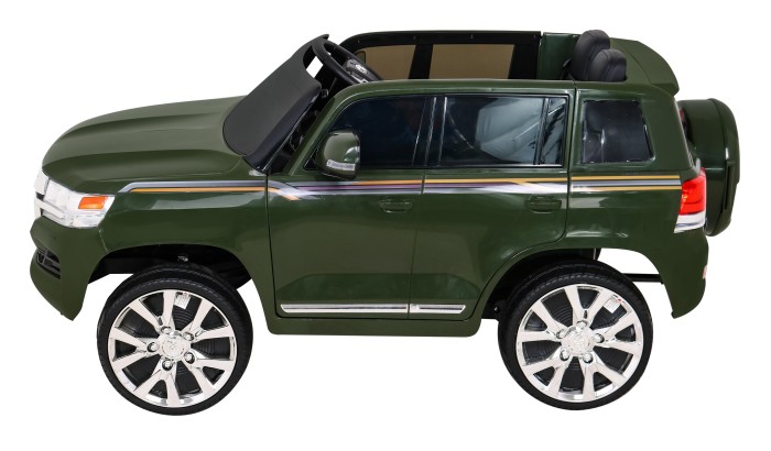 Toyota Land Cruiser na akumulator, Zielony SUV + Pilot + Schowek-4 7168 
