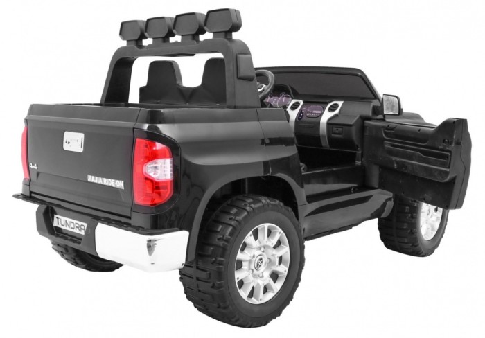 Toyota Tundra XXL dla dzieci Czarny + Pilot + Bagażnik + LED + Audio + EVA + Wolny Start-8 7170 