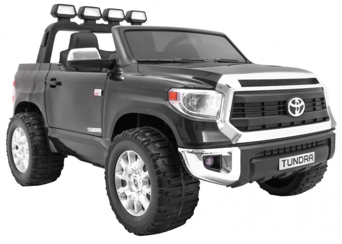 Toyota Tundra XXL dla dzieci Czarny + Pilot + Bagażnik + LED + Audio + EVA + Wolny Start-9 7170 