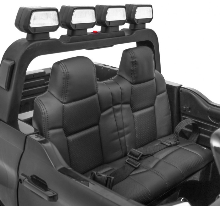 Toyota Tundra XXL dla dzieci Czarny + Pilot + Bagażnik + LED + Audio + EVA + Wolny Start-13 7170 