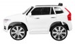 Volvo XC90 na akumulator dla dzieci Biały + Pilot + Bagażnik + EVA + Wolny Start + Radio MP3 + LED-4 7176 