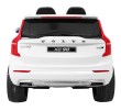 Volvo XC90 na akumulator dla dzieci Biały + Pilot + Bagażnik + EVA + Wolny Start + Radio MP3 + LED-6 7176 