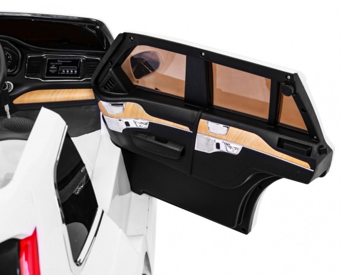 Volvo XC90 na akumulator dla dzieci Biały + Pilot + Bagażnik + EVA + Wolny Start + Radio MP3 + LED-10 7176 