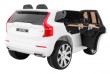 Volvo XC90 na akumulator dla dzieci Biały + Pilot + Bagażnik + EVA + Wolny Start + Radio MP3 + LED-11 7176 