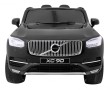 Volvo XC90 - SUV na akumulator dla dzieci Czarny + Pilot + Bagażnik + EVA-3 7177 