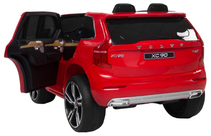 Volvo XC90 - SUV na akumulator dla dzieci Czerwony + Pilot + Bagażnik-5 7178 