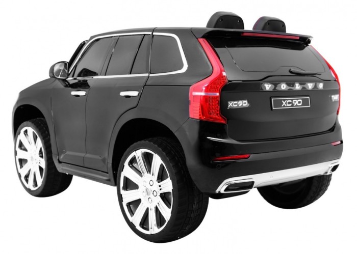 Volvo XC90 - SUV - na akumulator dla dzieci Lakier Czarny + Pilot + Bagażnik-5 7179 