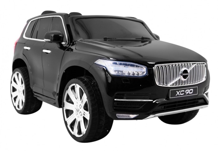 Volvo XC90 - SUV - na akumulator dla dzieci Lakier Czarny + Pilot + Bagażnik-12 7179 