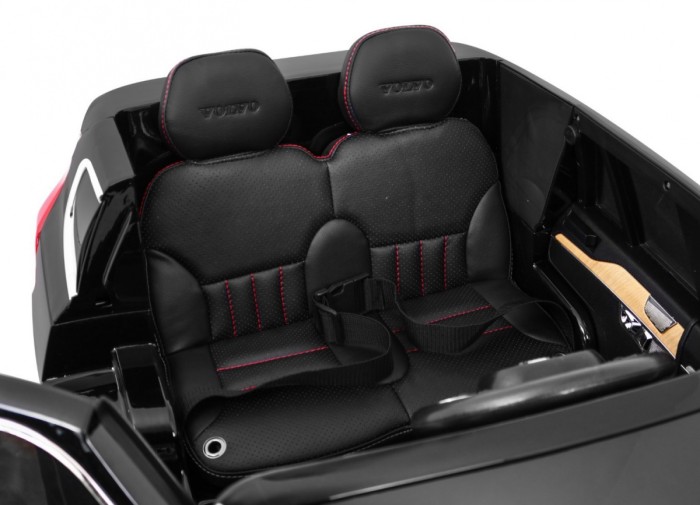 Volvo XC90 - SUV - na akumulator dla dzieci Lakier Czarny + Pilot + Bagażnik-13 7179 