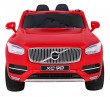 Volvo XC90 - SUV na akumulator dla dzieci Lakier Czerwony + Pilot + Bagażnik-3 7180 
