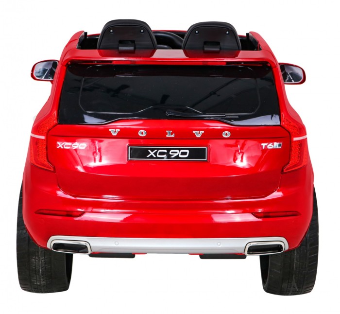 Volvo XC90 - SUV na akumulator dla dzieci Lakier Czerwony + Pilot + Bagażnik-6 7180 