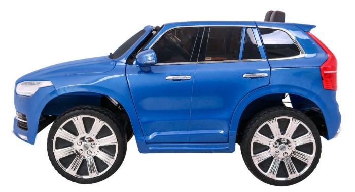 Volvo XC90 na akumulator dla dzieci - SUV - Lakier Niebieski + Pilot + Bagażnik-4 7181 
