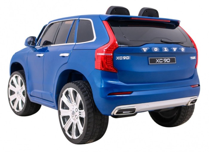 Volvo XC90 na akumulator dla dzieci - SUV - Lakier Niebieski + Pilot + Bagażnik-5 7181 
