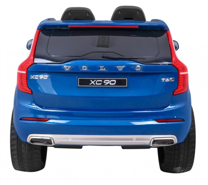 Volvo XC90 na akumulator dla dzieci - SUV - Lakier Niebieski + Pilot + Bagażnik-6 7181 