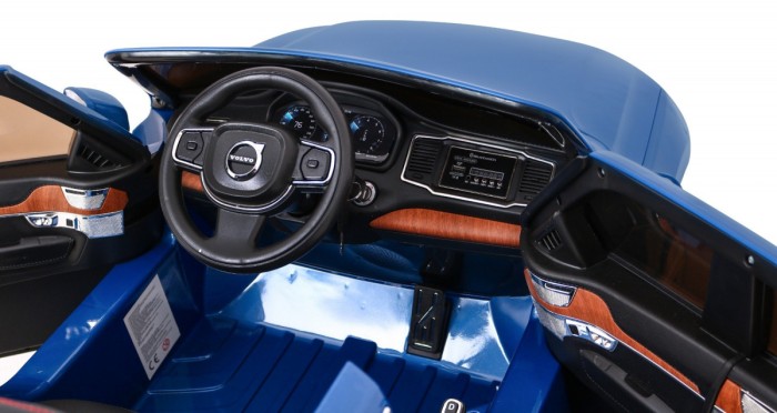 Volvo XC90 na akumulator dla dzieci - SUV - Lakier Niebieski + Pilot + Bagażnik-9 7181 