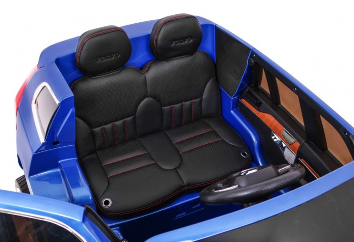 Volvo XC90 na akumulator dla dzieci - SUV - Lakier Niebieski + Pilot + Bagażnik-12 7181 