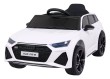 Audi RS 6 Elektryczny Samochodzik dla dzieci Biały + Pilot + Koła EVA + Wolny Start + Audio LED-2 7182 