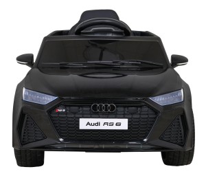 Audi RS 6 Elektryczny Samochodzik dla dzieci Czarny + Pilot + Koła EVA + Wolny Start + Audio LED