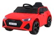 Audi RS 6 Elektryczny Samochodzik dla dzieci Czerwony + Pilot + Koła EVA + Wolny Start + Audio LED-2 7184 