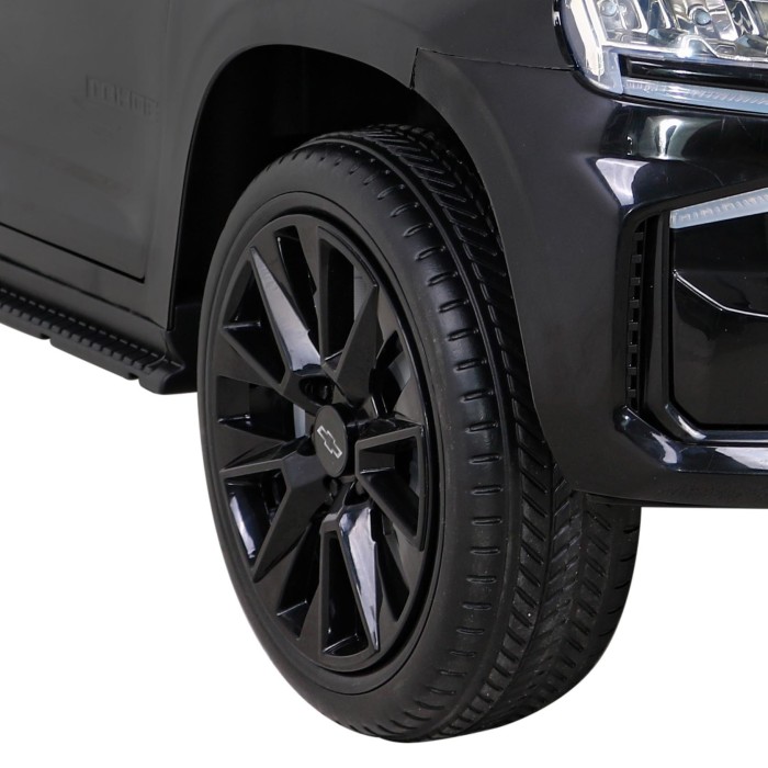 Chevrolet Tahoe Elektryczne Autko dla dzieci Czarny  + Pilot + EVA + Radio MP3 + LED-12 7186 